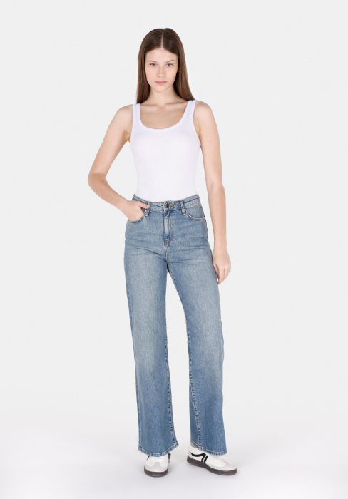 COLIN'S Blugi Albastri 970 BERRY Wide Leg Femei [1]