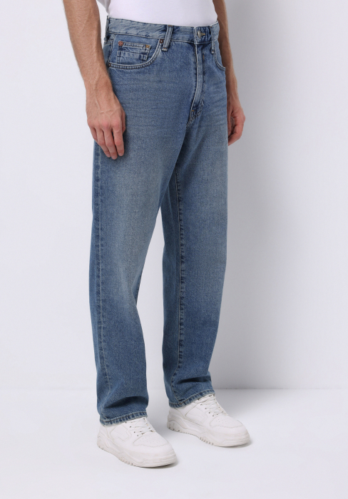 COLIN'S Blugi Navy Bottom Loose Barbati [4]