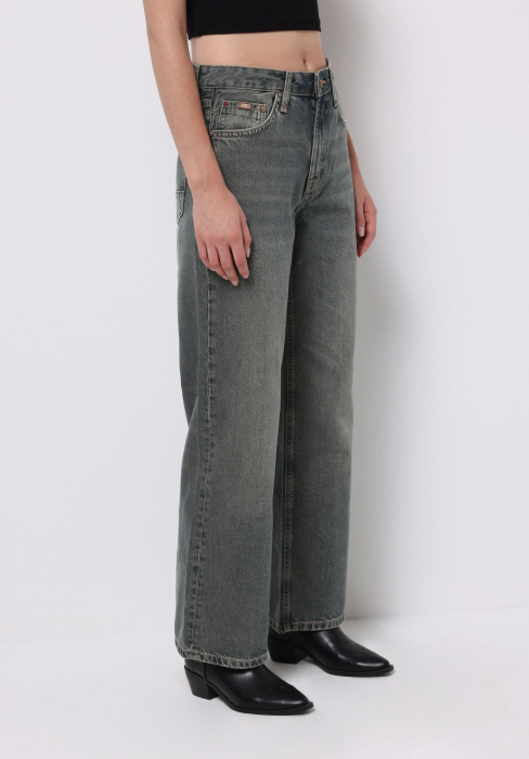COLIN'S Blugi Gri 970 Berry Wide Leg Femei [3]
