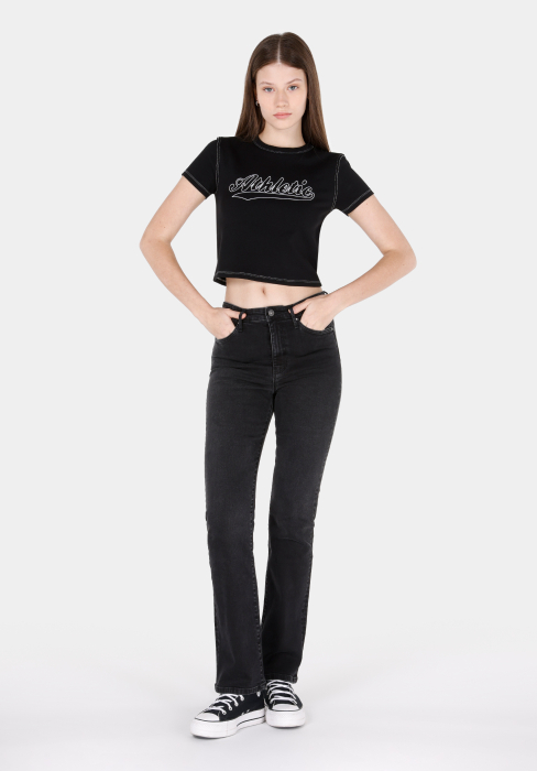 COLIN'S Женские Джинсы Тёмные Серые Bottom Slim [1]