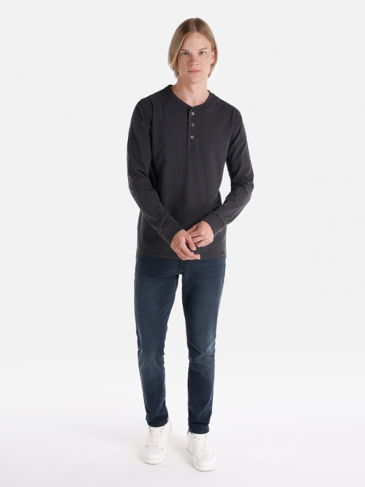 COLIN'S Bluza Gri Inchis Slim Barbati [3]