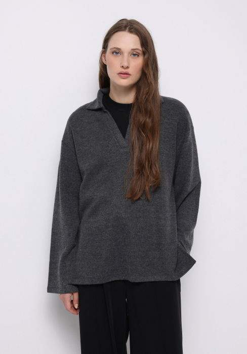 COLIN'S Bluza Gri Inchis  Femei [2]