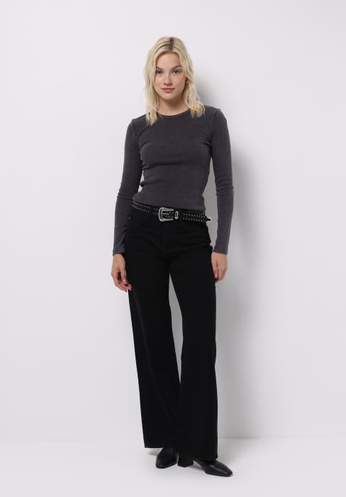 COLIN'S Bluza Gri Deschis Slim Femei [3]