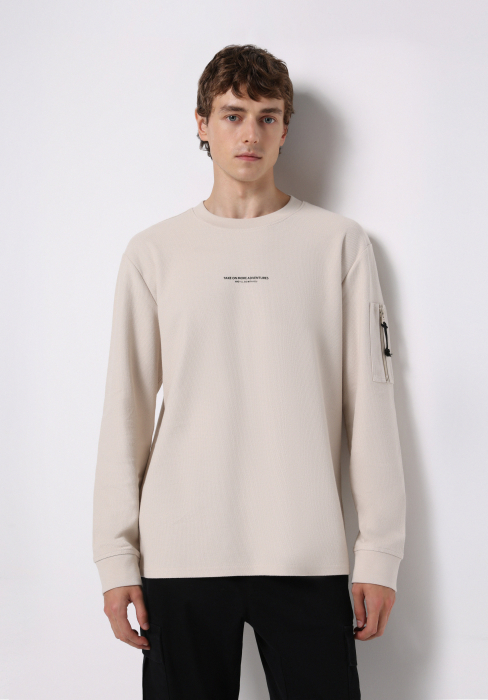 COLIN'S Bluza Bej Comfort Barbati [1]