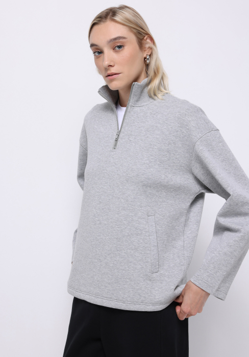 COLIN'S Bluza Gri Deschis  Femei [1]