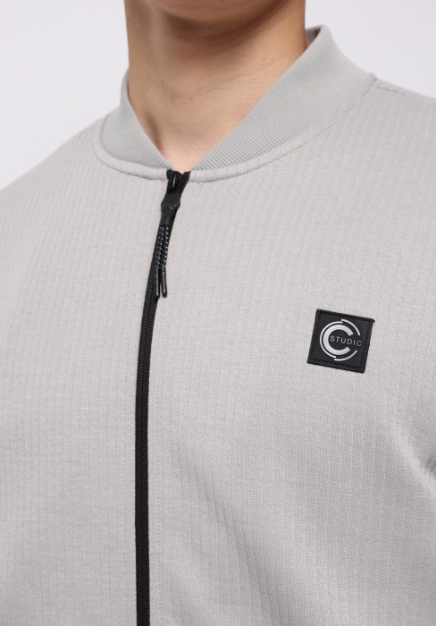 COLIN'S Bluza Gri Deschis Slim Barbati [4]
