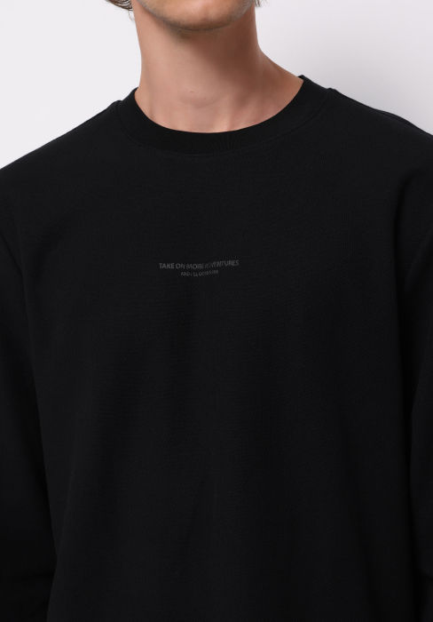 COLIN'S Bluza Neagra Comfort Barbati [4]