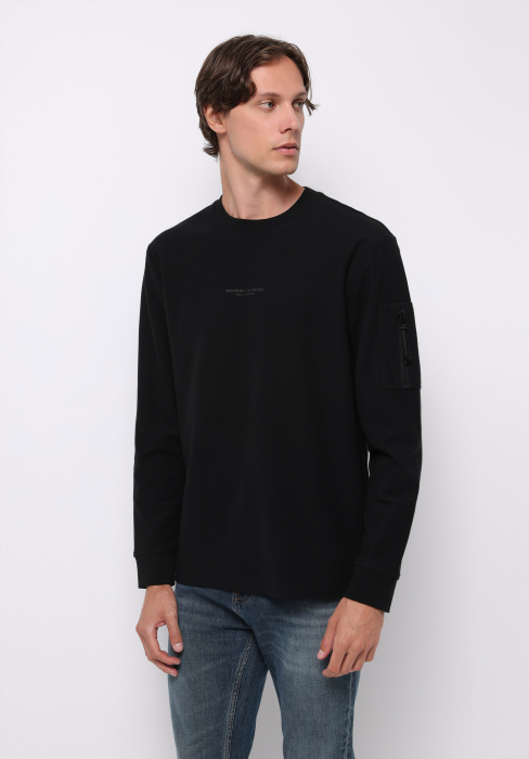 COLIN'S Bluza Neagra Comfort Barbati [1]