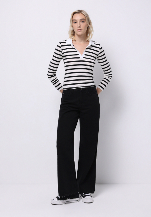 COLIN'S Bluza Neagra  Femei [3]