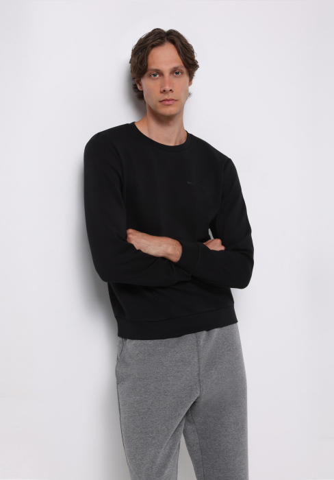COLIN'S Bluza Neagra Regular Barbati [1]