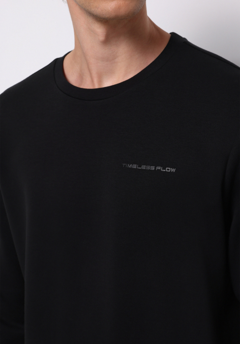 COLIN'S Bluza Neagra Regular Barbati [4]