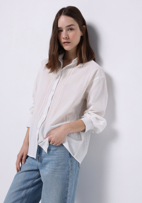 COLIN'S Camasa Alba Regular Femei [1]