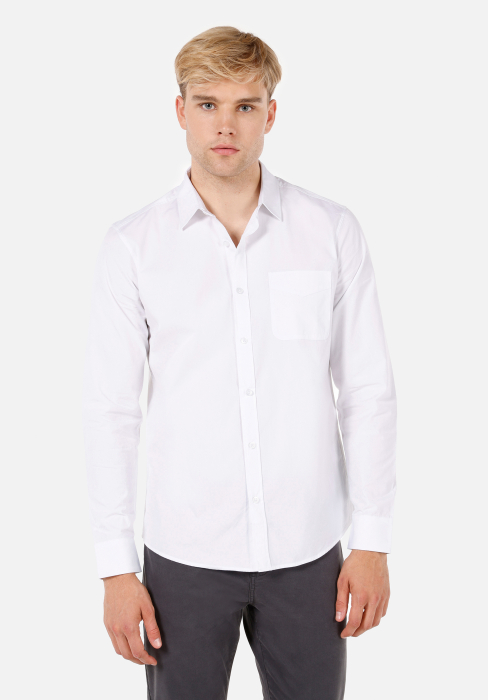 COLIN'S Camasa Alba Slim Barbati [1]