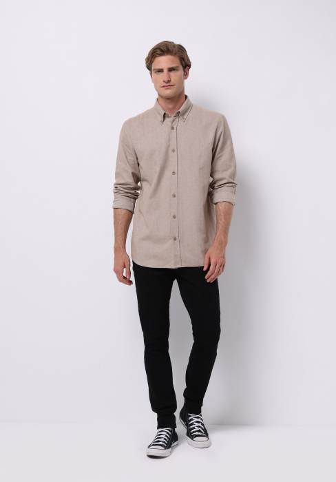 COLIN'S Camasa Bej Regular Barbati [3]