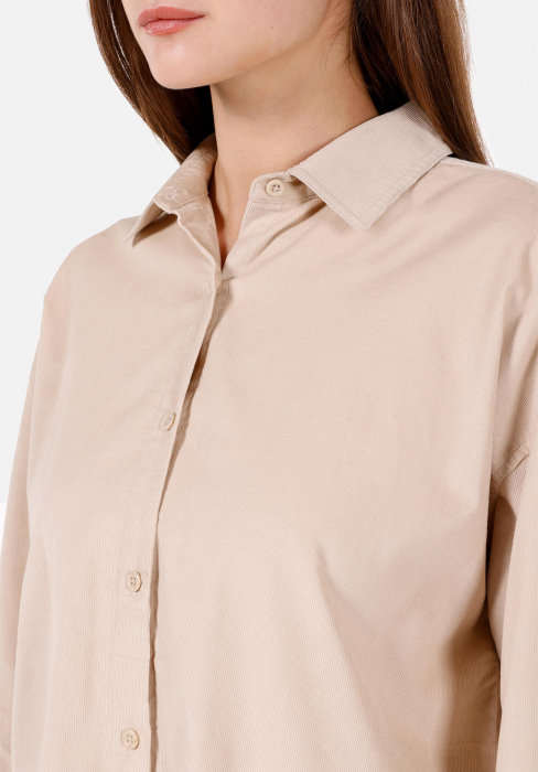 COLIN'S Женская Рубашка Беживая Regular [4]