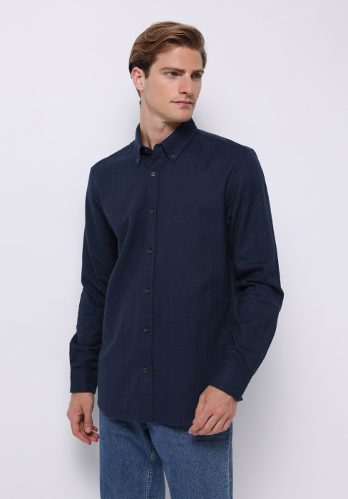 COLIN'S Camasa Navy Regular Barbati [1]