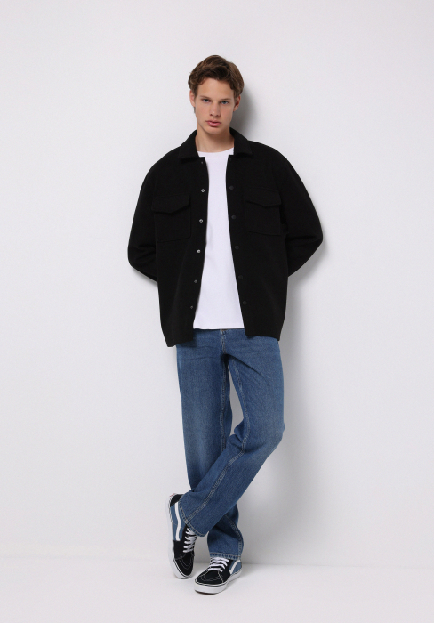 COLIN'S Camasa Neagra  Barbati [1]