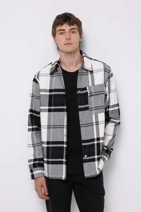 COLIN'S Camasa Neagra Comfort Barbati [1]