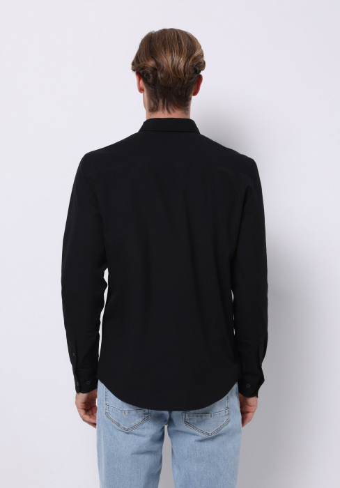 COLIN'S Camasa Neagra Slim Barbati [2]