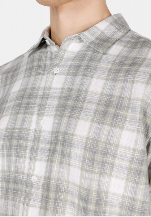 COLIN'S Мужская Рубашка Светло-Серая  [4]