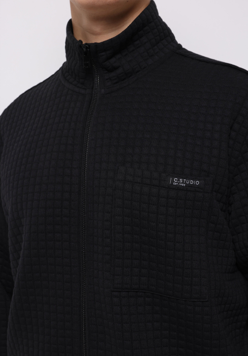 COLIN'S Cardigan Negru Regular Barbati [4]