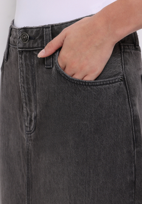 COLIN'S Fusta Antracit Slim Femei [4]