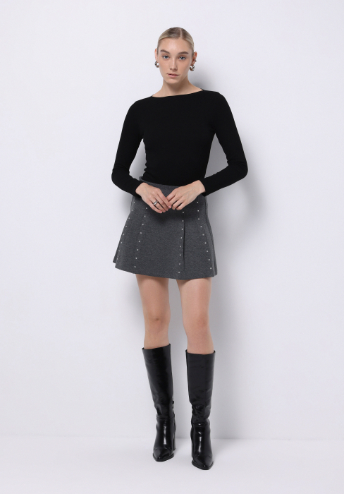 COLIN'S Fusta Gri  Femei [3]