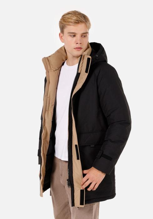 COLIN'S Geaca Neagra Regular Barbati [1]