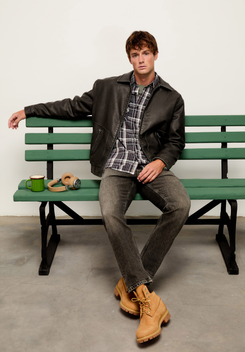 COLIN'S Geaca Neagra Regular Barbati [5]