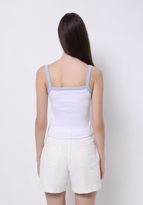 COLIN'S Maiou Alb Slim Femei [2]