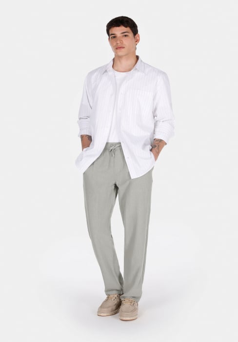 COLIN'S Pantaloni Verde Masliniu Regular Barbati [1]