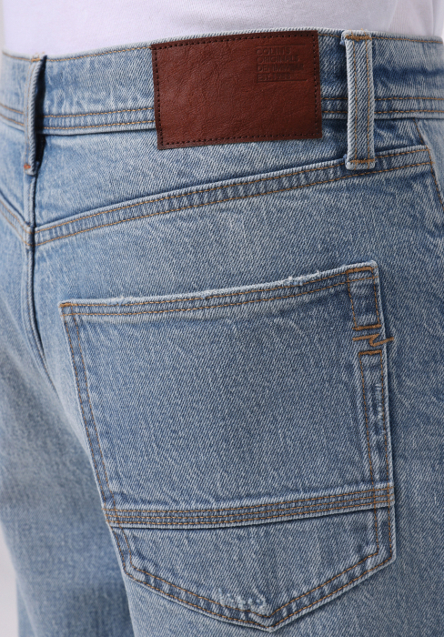 COLIN'S Pantaloni Scurti Albastri Straight Barbati [7]