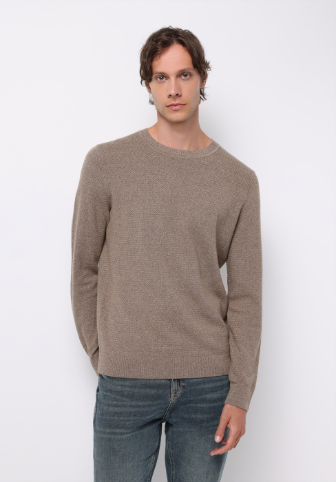 COLIN'S Pulover Bej Regular Barbati [1]