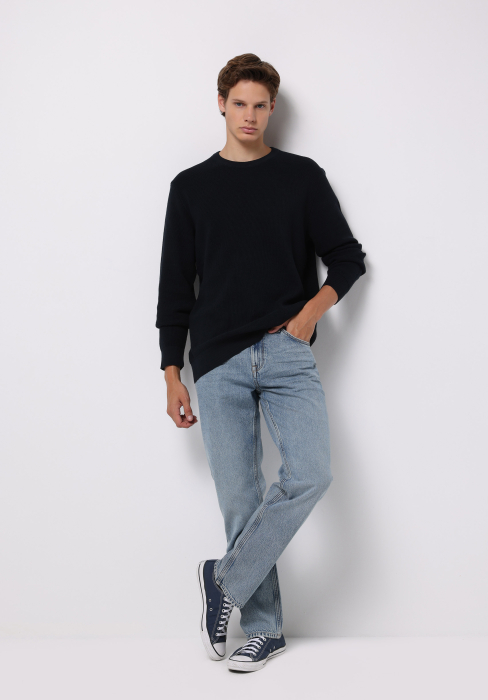 COLIN'S Pulover Negru Regular Barbati [3]