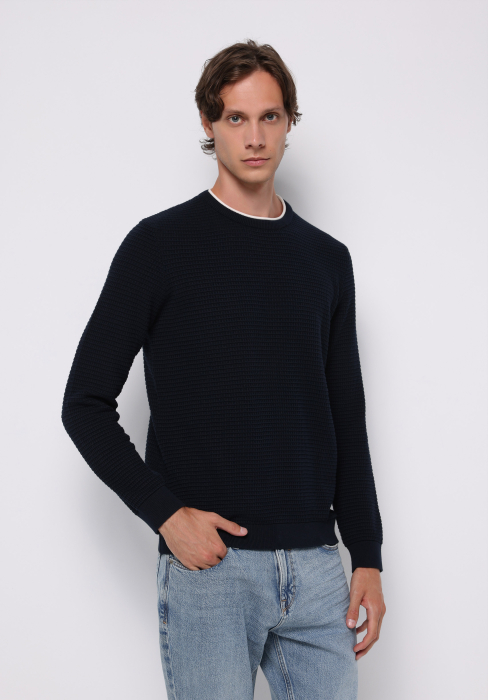 COLIN'S Pulover Indigo Regular Barbati [2]