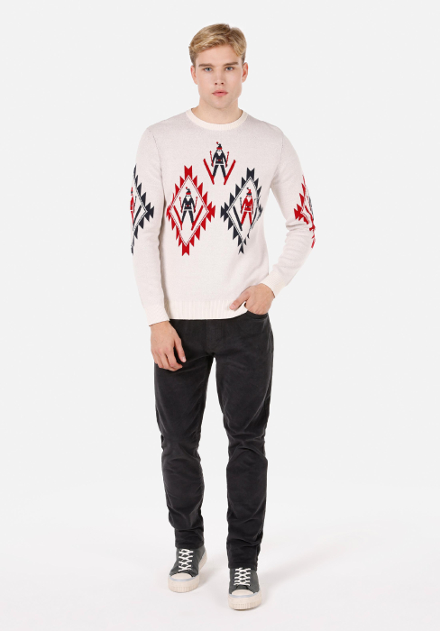 COLIN'S Pulover Crem Regular Barbati [3]