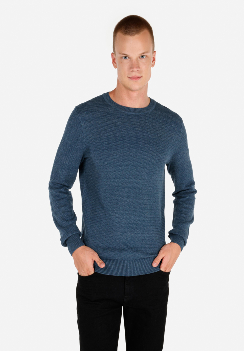 COLIN'S Pulover Albastru Regular Barbati [1]