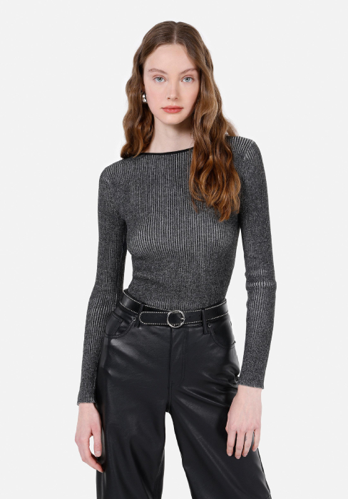 COLIN'S Pulover Negru Slim Femei [1]