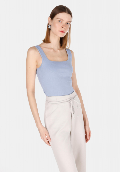 COLIN'S Top Albastru Deschis Slim Femei [1]