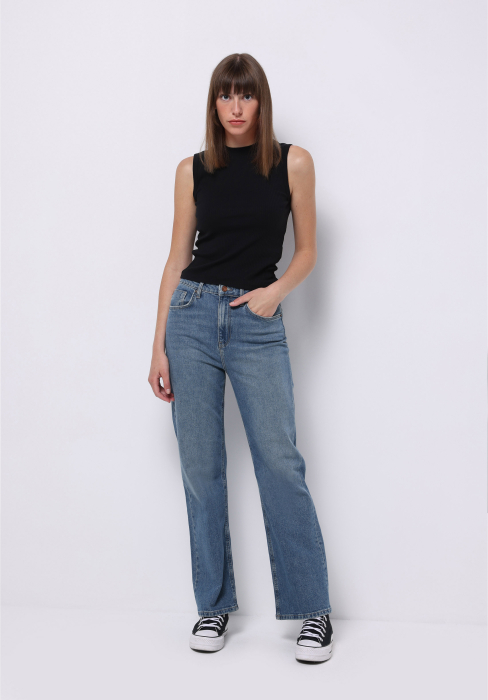 COLIN'S Top Negru Slim Femei [2]