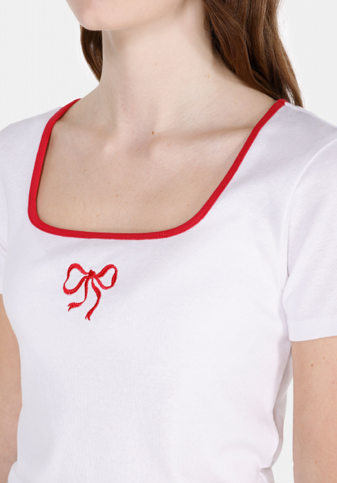 COLIN'S Tricou Alb  Femei [4]