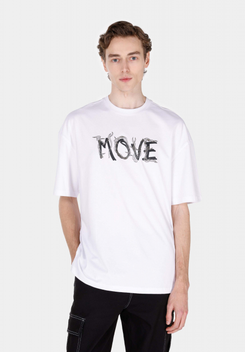 COLIN'S Мужская Футболка Белая Oversize [1]