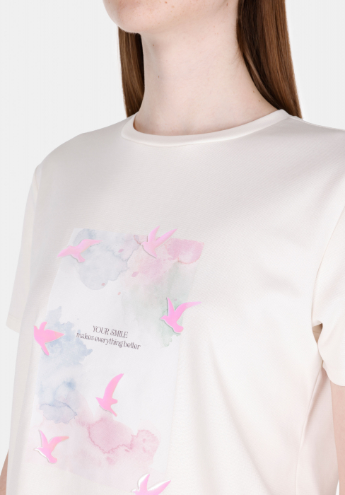 COLIN'S Tricou Alb Regular Femei [4]