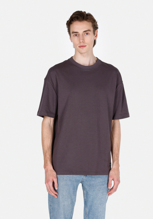 COLIN'S Мужская Футболка Тёмная Серая Oversize [1]
