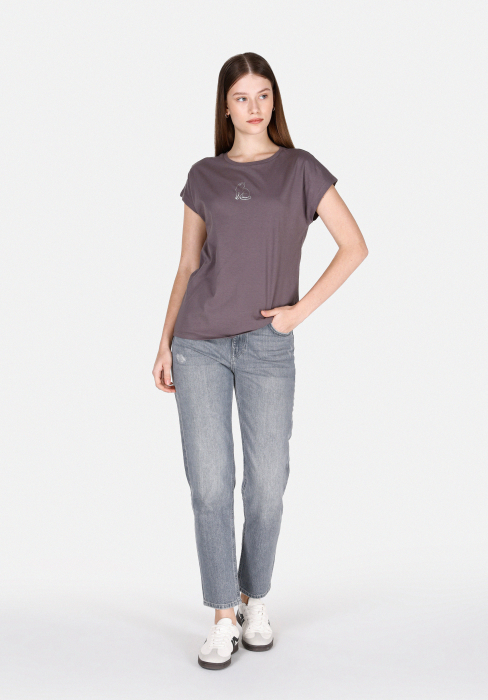 COLIN'S Tricou Gri Inchis Regular Femei [1]