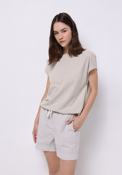 COLIN'S Tricou Bej Regular Femei [1]