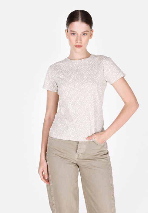 COLIN'S Tricou Bej Slim Femei [1]