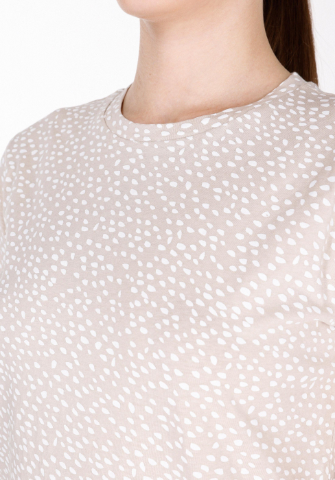 COLIN'S Tricou Bej Slim Femei [4]