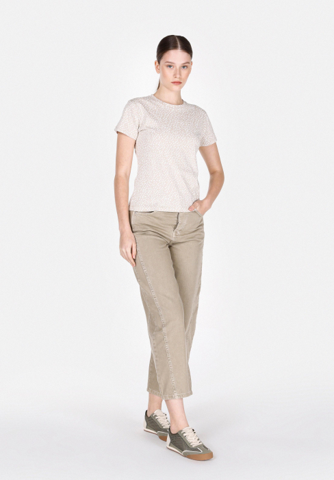 COLIN'S Tricou Bej Slim Femei [3]