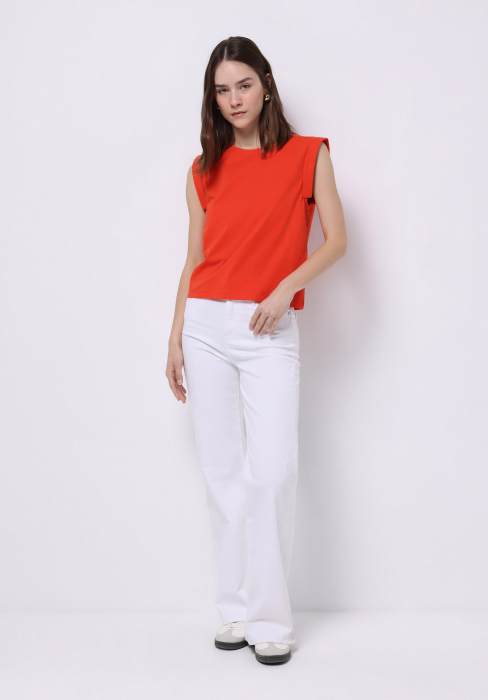 COLIN'S Tricou Rosu Regular Femei [3]